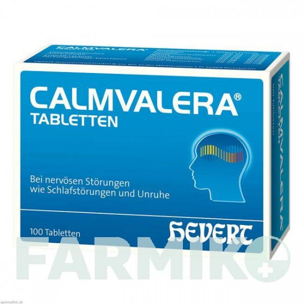 КАЛЬМВАЛЕРА (CALMVALERA) таблетки 100 шт - Гомеопатія HEVERT
