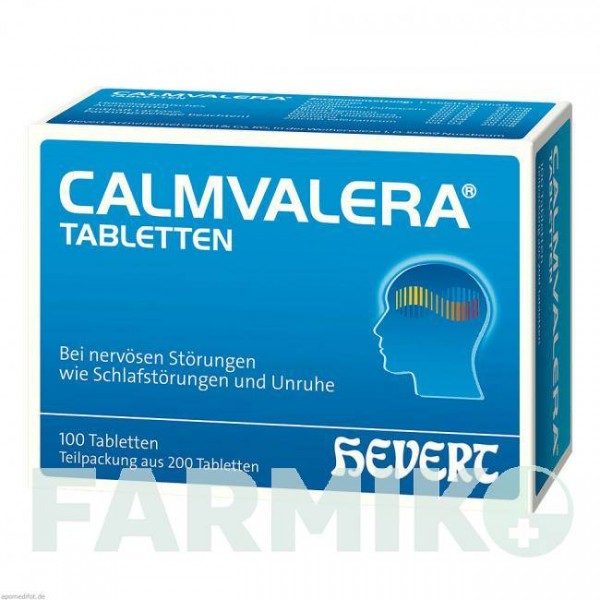 КАЛЬМВАЛЕРА (CALMVALERA) таблетки 200 шт - Гомеопатія HEVERT