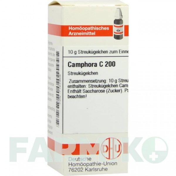 КАМФОРА (CAMPHORA) C 200 глобули 10 г - Гомеопатія DHU