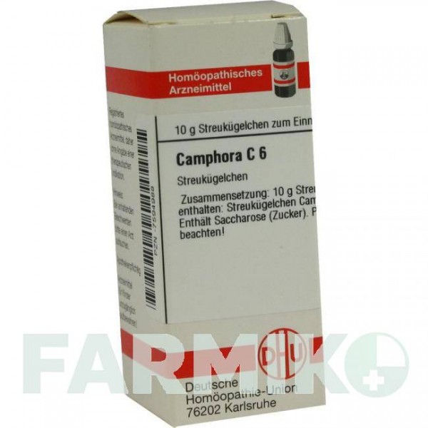 КАМФОРА (CAMPHORA) C 6 глобули 10 г - Гомеопатія DHU