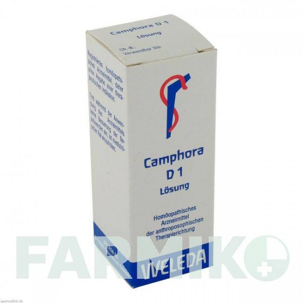 КАМФОРА (CAMPHORA) D 1 розчин 20 мл - Гомеопатія WELEDA