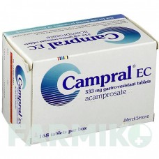 КАМПРАЛ (CAMPRAL) таблетки 168 шт - Акампросат ACA MULLER-ADAG PHARMA