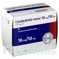 КАНДЕАМЛО (CANDEAMLO) 16 мг/10 мг капсулы 98 шт - Кандесартан, Амлодипин HEXAL