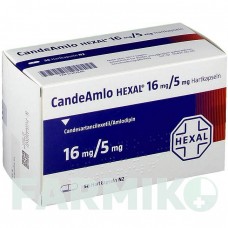 КАНДЕАМЛО (CANDEAMLO) 16 мг/5 мг капсулы 56 шт - Кандесартан, Амлодипин HEXAL