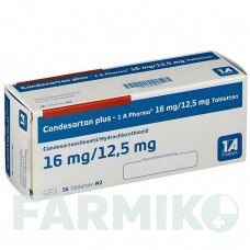КАНДЕСАРТАН (CANDESARTAN) 16 мг/12,5 мг таблетки 56 шт - Кандесартан, Гидрохлоротиазид 1 A PHARMA