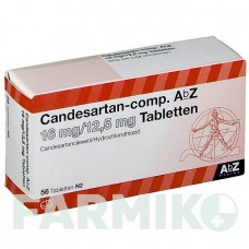 КАНДЕСАРТАН (CANDESARTAN) 16 мг/12,5 мг таблетки 56 шт - Кандесартан, Гидрохлоротиазид ABZ PHARMA