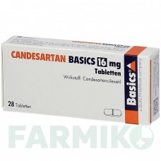 КАНДЕСАРТАН (CANDESARTAN) 16 мг таблетки 28 шт - Кандесартан BASICS