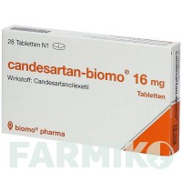 КАНДЕСАРТАН (CANDESARTAN) 16 мг таблетки 28 шт - Кандесартан BIOMO PHARMA
