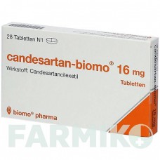 КАНДЕСАРТАН (CANDESARTAN) 16 мг таблетки 28 шт - Кандесартан BIOMO PHARMA