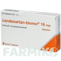 КАНДЕСАРТАН (CANDESARTAN) 16 мг таблетки 56 шт - Кандесартан BIOMO PHARMA