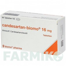 КАНДЕСАРТАН (CANDESARTAN) 16 мг таблетки 98 шт - Кандесартан BIOMO PHARMA