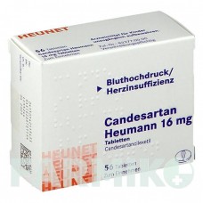 КАНДЕСАРТАН (CANDESARTAN) 16 мг таблетки 56 шт - Кандесартан HEUNET PHARMA