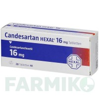КАНДЕСАРТАН (CANDESARTAN) 16 мг таблетки 28 шт - Кандесартан HEXAL