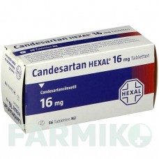 КАНДЕСАРТАН (CANDESARTAN) 16 мг таблетки 56 шт - Кандесартан HEXAL