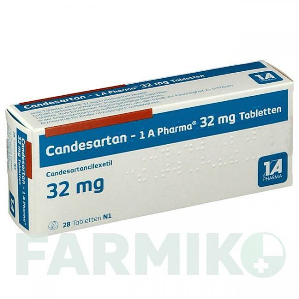 КАНДЕСАРТАН (CANDESARTAN) 32 мг таблетки 28 шт - Кандесартан 1 A PHARMA