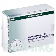 КАНДЕСАРТАН (CANDESARTAN) 32 мг/12,5 мг таблетки 98 шт - Кандесартан, Гидрохлоротиазид HEUMANN PHARMA
