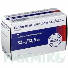 КАНДЕСАРТАН (CANDESARTAN) 32 мг/12,5 мг таблетки 98 шт - Кандесартан, Гидрохлоротиазид HEXAL