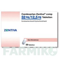 КАНДЕСАРТАН (CANDESARTAN) 32 мг/12,5 мг таблетки 56 шт - Кандесартан, Гидрохлоротиазид ZENTIVA