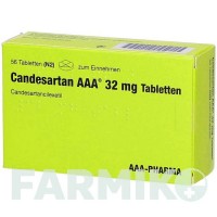 КАНДЕСАРТАН (CANDESARTAN) 32 мг таблетки 56 шт - Кандесартан AAA - PHARMA