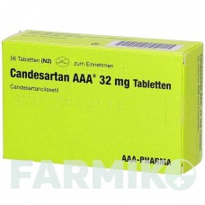 КАНДЕСАРТАН (CANDESARTAN) 32 мг таблетки 56 шт - Кандесартан AAA - PHARMA