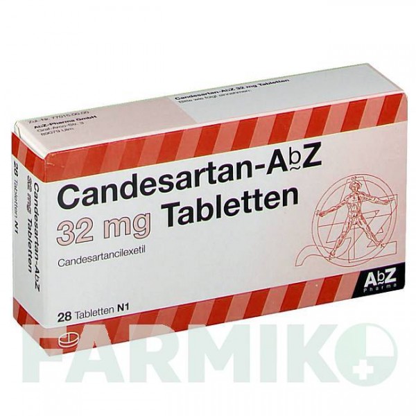 КАНДЕСАРТАН (CANDESARTAN) 32 мг таблетки 28 шт - Кандесартан ABZ PHARMA