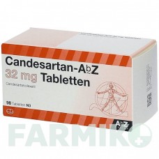 КАНДЕСАРТАН (CANDESARTAN) 32 мг таблетки 98 шт - Кандесартан ABZ PHARMA