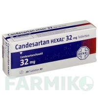 КАНДЕСАРТАН (CANDESARTAN) 32 мг таблетки 28 шт - Кандесартан HEXAL