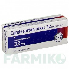 КАНДЕСАРТАН (CANDESARTAN) 32 мг таблетки 28 шт - Кандесартан HEXAL
