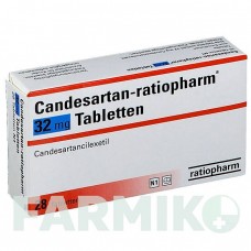 КАНДЕСАРТАН (CANDESARTAN) 32 мг таблетки 28 шт - Кандесартан RATIOPHARM