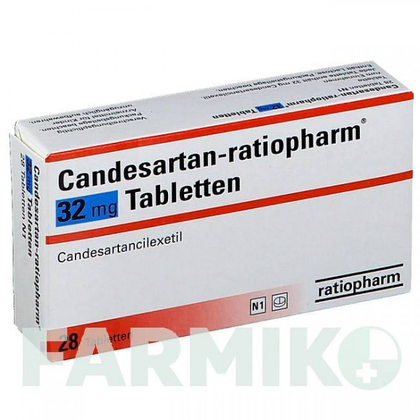 КАНДЕСАРТАН (CANDESARTAN) 32 мг таблетки 28 шт - Кандесартан RATIOPHARM