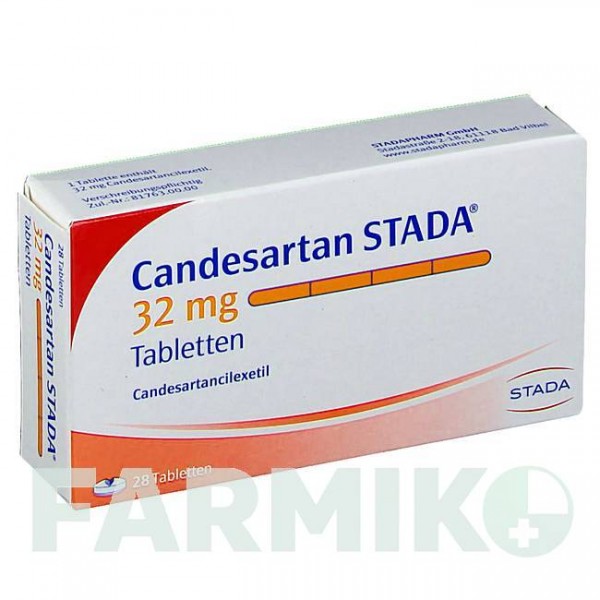 КАНДЕСАРТАН (CANDESARTAN) 32 мг таблетки 28 шт - Кандесартан STADAPHARM