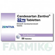 КАНДЕСАРТАН (CANDESARTAN) 32 мг таблетки 56 шт - Кандесартан ZENTIVA