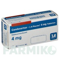 КАНДЕСАРТАН (CANDESARTAN) 4 мг таблетки 28 шт - Кандесартан 1 A PHARMA