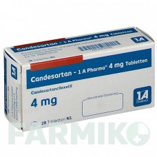 КАНДЕСАРТАН (CANDESARTAN) 4 мг таблетки 28 шт - Кандесартан 1 A PHARMA