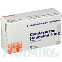КАНДЕСАРТАН (CANDESARTAN) 4 мг таблетки 98 шт - Кандесартан HEUNET PHARMA