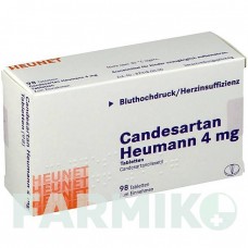 КАНДЕСАРТАН (CANDESARTAN) 4 мг таблетки 98 шт - Кандесартан HEUNET PHARMA