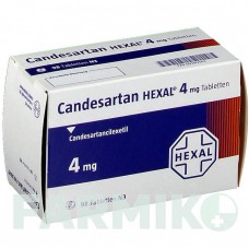 КАНДЕСАРТАН (CANDESARTAN) 4 мг таблетки 98 шт - Кандесартан HEXAL