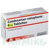 КАНДЕСАРТАН (CANDESARTAN) 4 мг таблетки 56 шт - Кандесартан RATIOPHARM