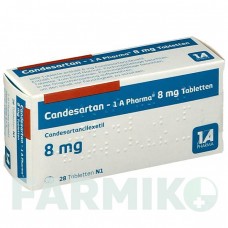 КАНДЕСАРТАН (CANDESARTAN) 8 мг таблетки 28 шт - Кандесартан 1 A PHARMA