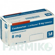 КАНДЕСАРТАН (CANDESARTAN) 8 мг таблетки 56 шт - Кандесартан 1 A PHARMA