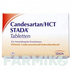 КАНДЕСАРТАН (CANDESARTAN) 8 мг/12,5 мг таблетки 56 шт - Кандесартан, Гідрохлоротіазид STADAPHARM