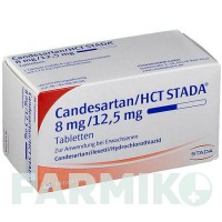КАНДЕСАРТАН (CANDESARTAN) 8 мг/12,5 мг таблетки 98 шт - Кандесартан, Гидрохлоротиазид STADAPHARM