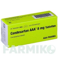 КАНДЕСАРТАН (CANDESARTAN) 8 мг таблетки 56 шт - Кандесартан AAA - PHARMA