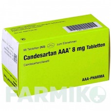 КАНДЕСАРТАН (CANDESARTAN) 8 мг таблетки 98 шт - Кандесартан AAA - PHARMA