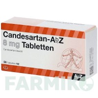 КАНДЕСАРТАН (CANDESARTAN) 8 мг таблетки 56 шт - Кандесартан ABZ PHARMA