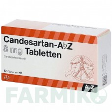 КАНДЕСАРТАН (CANDESARTAN) 8 мг таблетки 56 шт - Кандесартан ABZ PHARMA