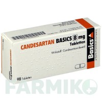 КАНДЕСАРТАН (CANDESARTAN) 8 мг таблетки 98 шт - Кандесартан BASICS