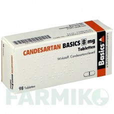 КАНДЕСАРТАН (CANDESARTAN) 8 мг таблетки 98 шт - Кандесартан BASICS