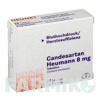 КАНДЕСАРТАН (CANDESARTAN) 8 мг таблетки 28 шт - Кандесартан HEUNET PHARMA