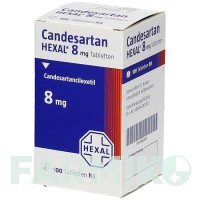 КАНДЕСАРТАН (CANDESARTAN) 8 мг таблетки 100 шт - Кандесартан HEXAL